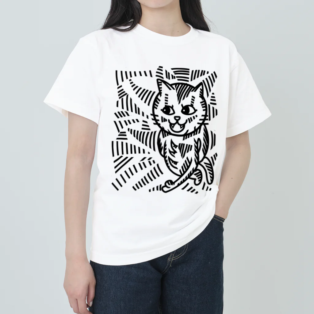 UNchan(あんちゃん)    ★unlimited★のにゃこちゃん  #0057 Heavyweight T-Shirt