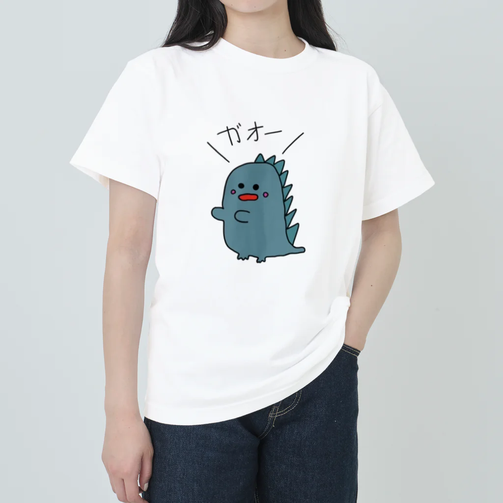 タキタキの怪獣ゴンのガオーTシャツ Heavyweight T-Shirt