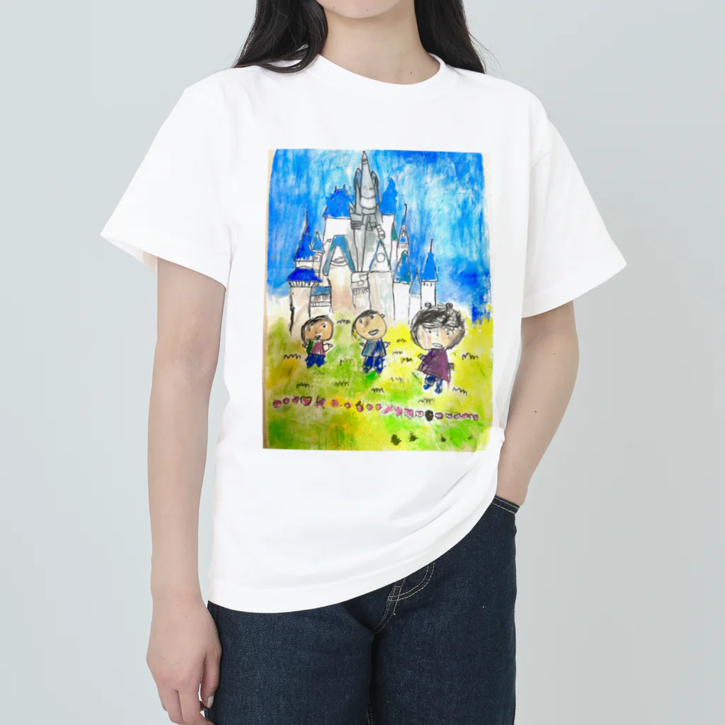 hamachi_meiのシンデレラ城 ヘビーウェイトTシャツ