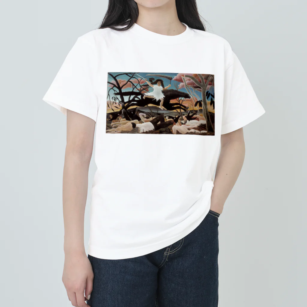 世界美術商店の戦争 / War ヘビーウェイトTシャツ