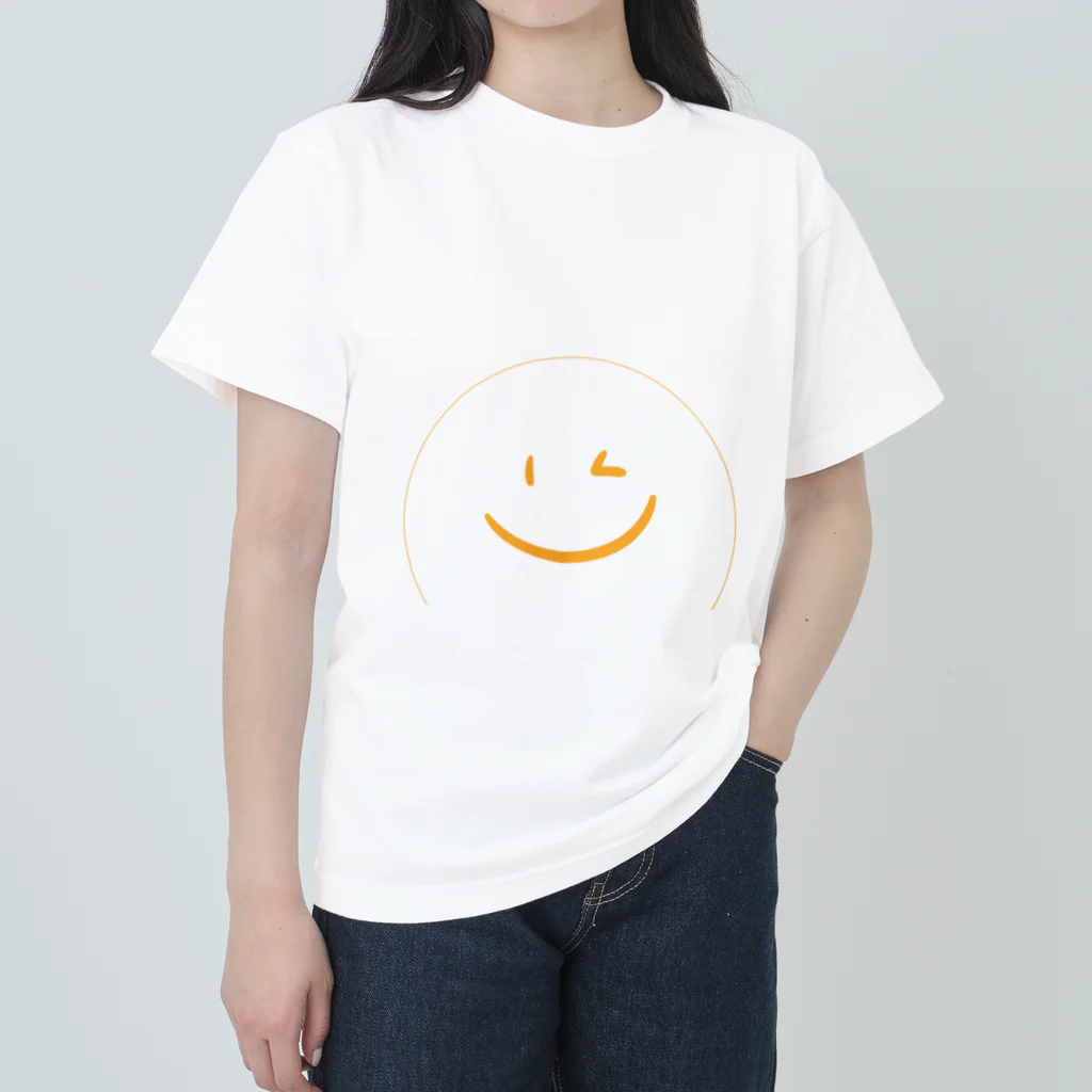 Byshoの癒やしウィンク✨ ヘビーウェイトTシャツ