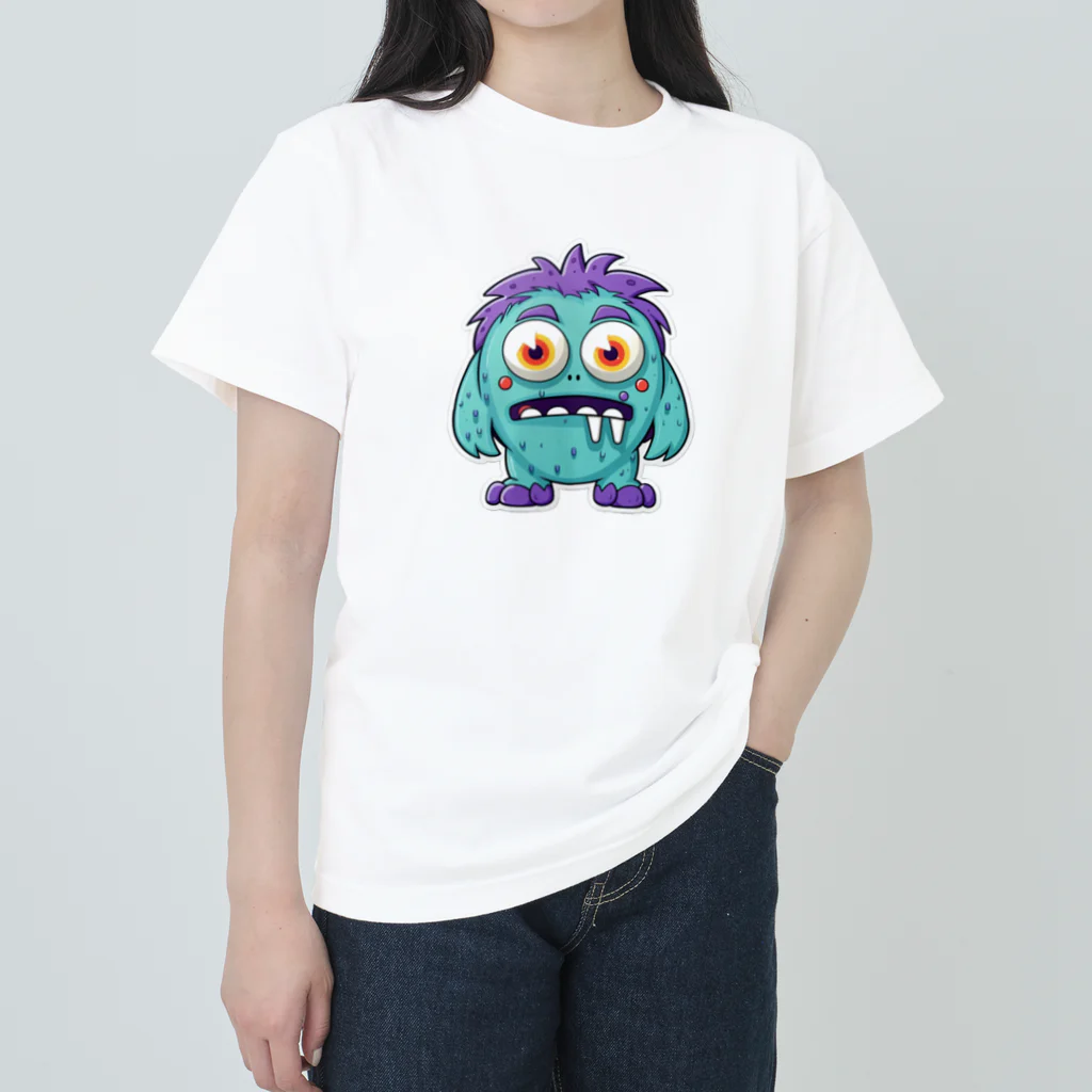 GoodsGalaxyArtの優しいモンスター・コルドくん Heavyweight T-Shirt