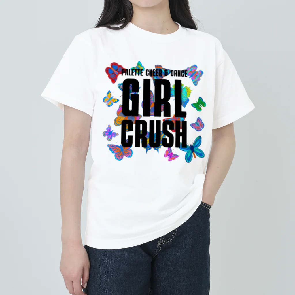 パレット　チアアンドダンスのガールクラッシュ Heavyweight T-Shirt