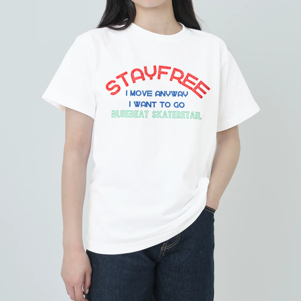 BlueBeat SkateRetailのステイフリー2nd ヘビーウェイトTシャツ