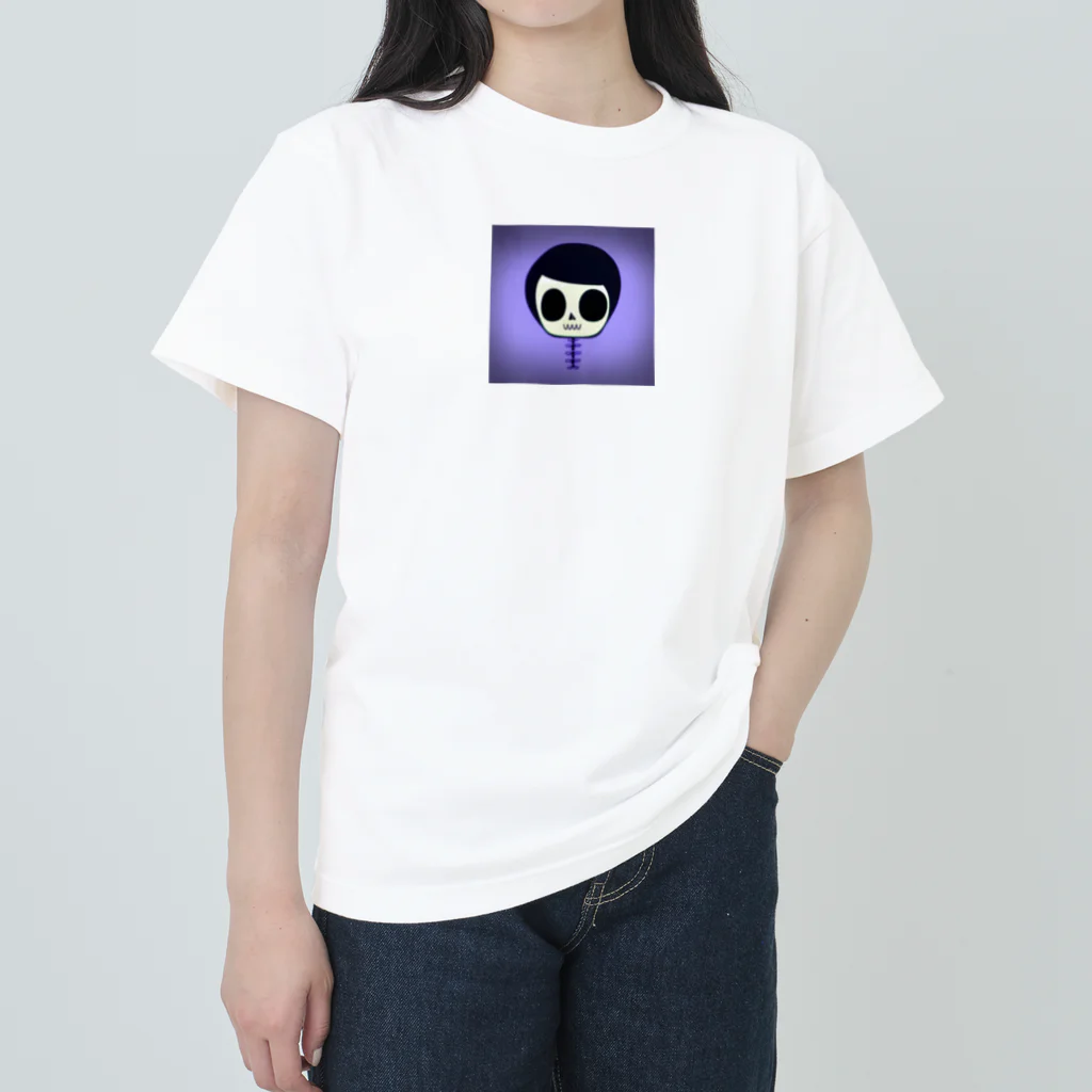 DRWFのホネまじめくん ヘビーウェイトTシャツ