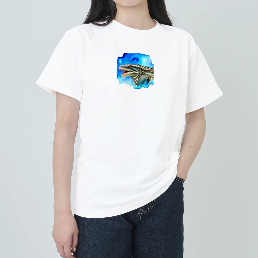 ZUKASAMAの迫るオオトカゲ🦎 Heavyweight T-Shirt