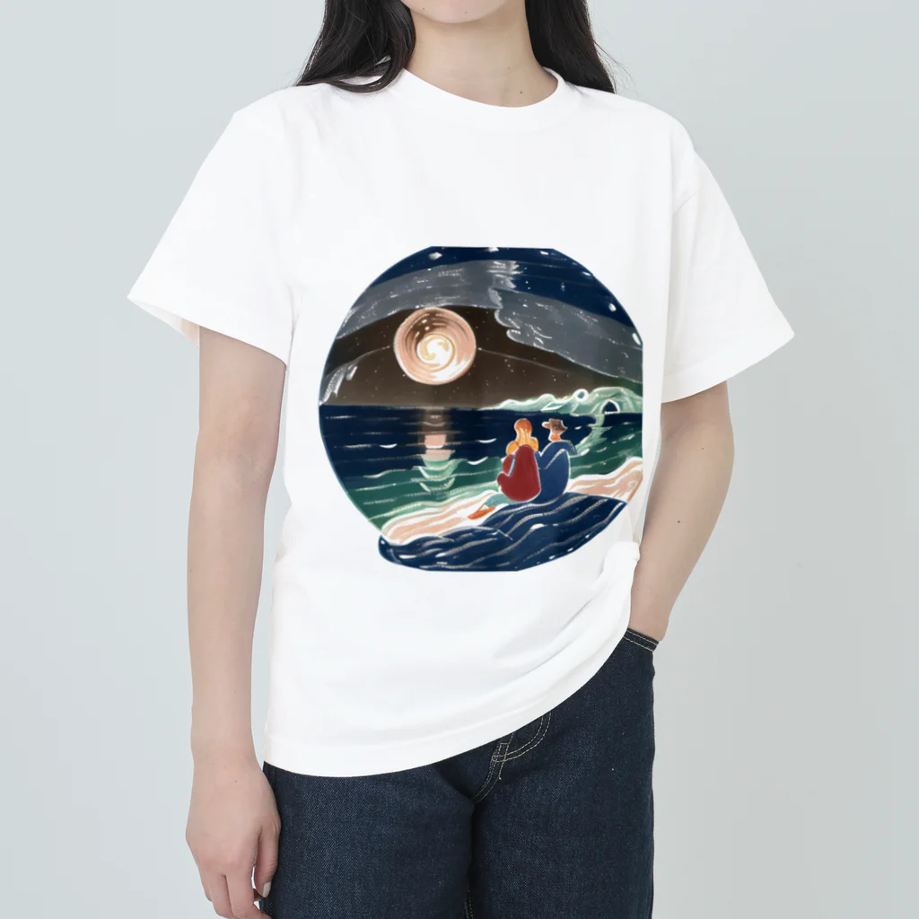 tetsuの夜の海 Heavyweight T-Shirt