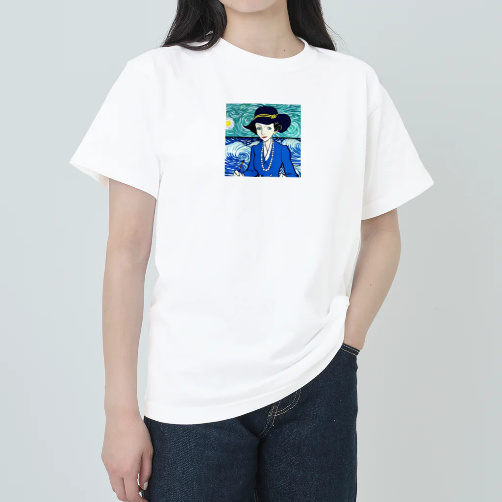 ラクダッピーのココシャネル、ゴッホの世界に行ってみた Heavyweight T-Shirt