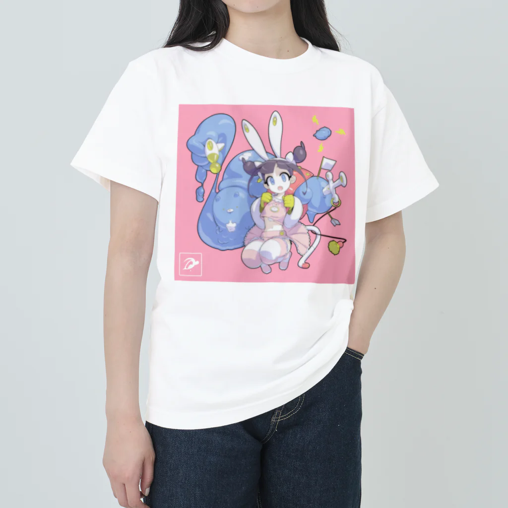 にゃもふぇの˙˚ ᕱ⑅ᕱ ɞ˚˙ ヘビーウェイトTシャツ