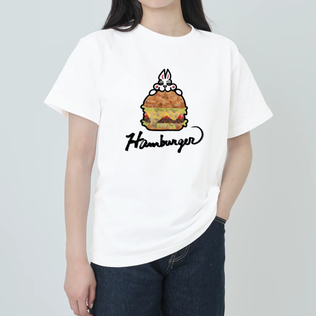 ずのてぃのおみせ／Zunoty’s Shopのノエルとバーガー ヘビーウェイトTシャツ