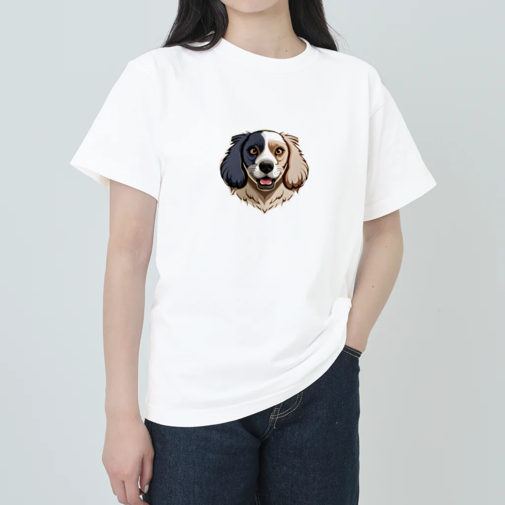 レイチェルのまっすぐな犬 ヘビーウェイトTシャツ