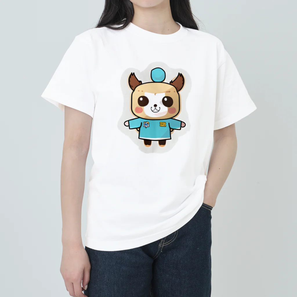 tamagonokoのカンフードッグくん ヘビーウェイトTシャツ