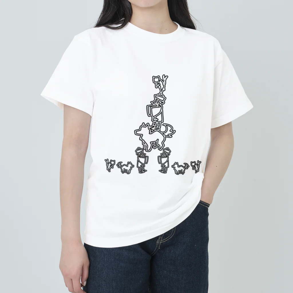 煌焚紫逢のキョンシーと行進 Heavyweight T-Shirt