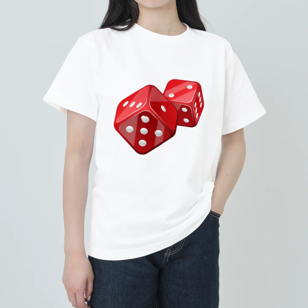 COOL&SIMPLEのRed Dice ヘビーウェイトTシャツ