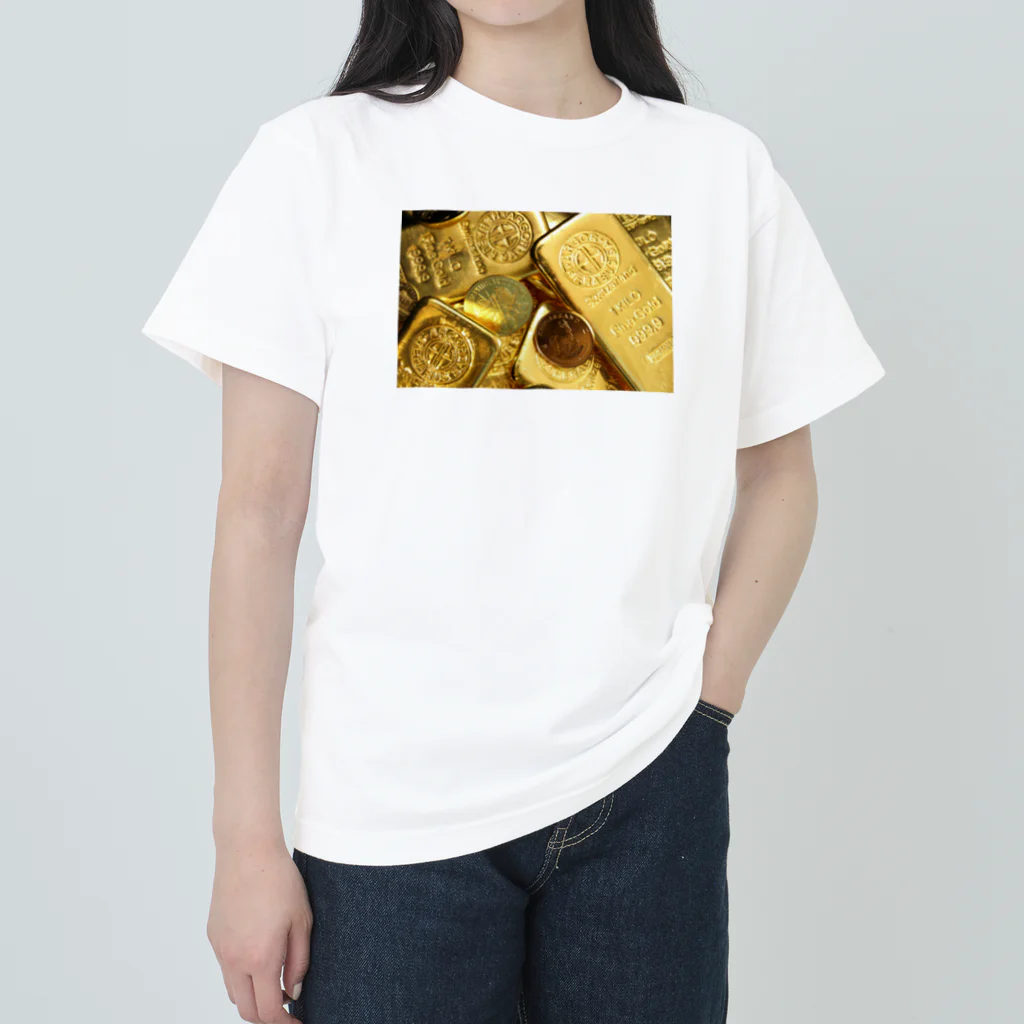 invitationのゴールド ヘビーウェイトTシャツ