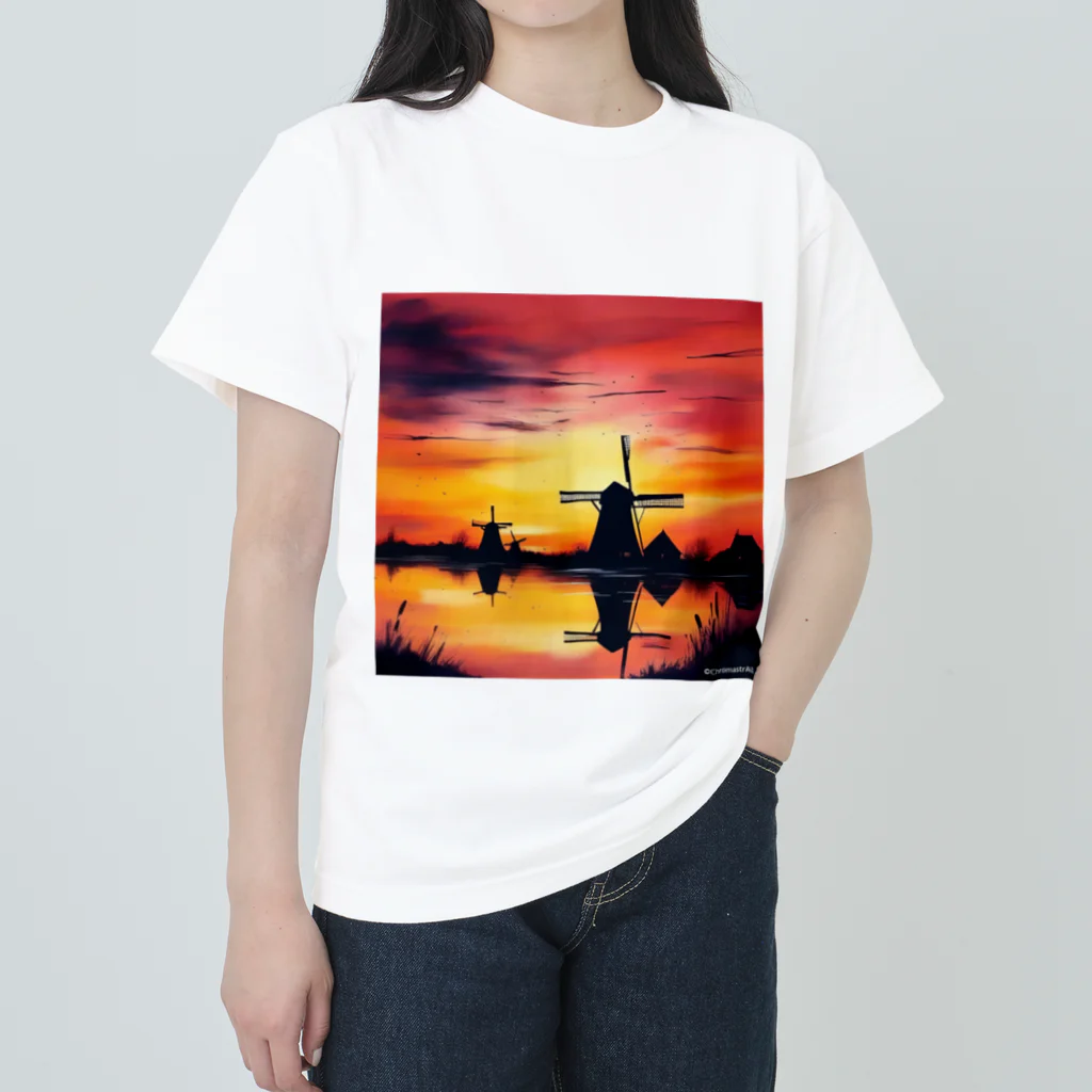 ChromastrAlの Golden Windmills ヘビーウェイトTシャツ