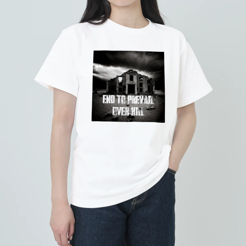 END TO PREVAIL officialのEND TO PREVAIL officialアイテム ヘビーウェイトTシャツ