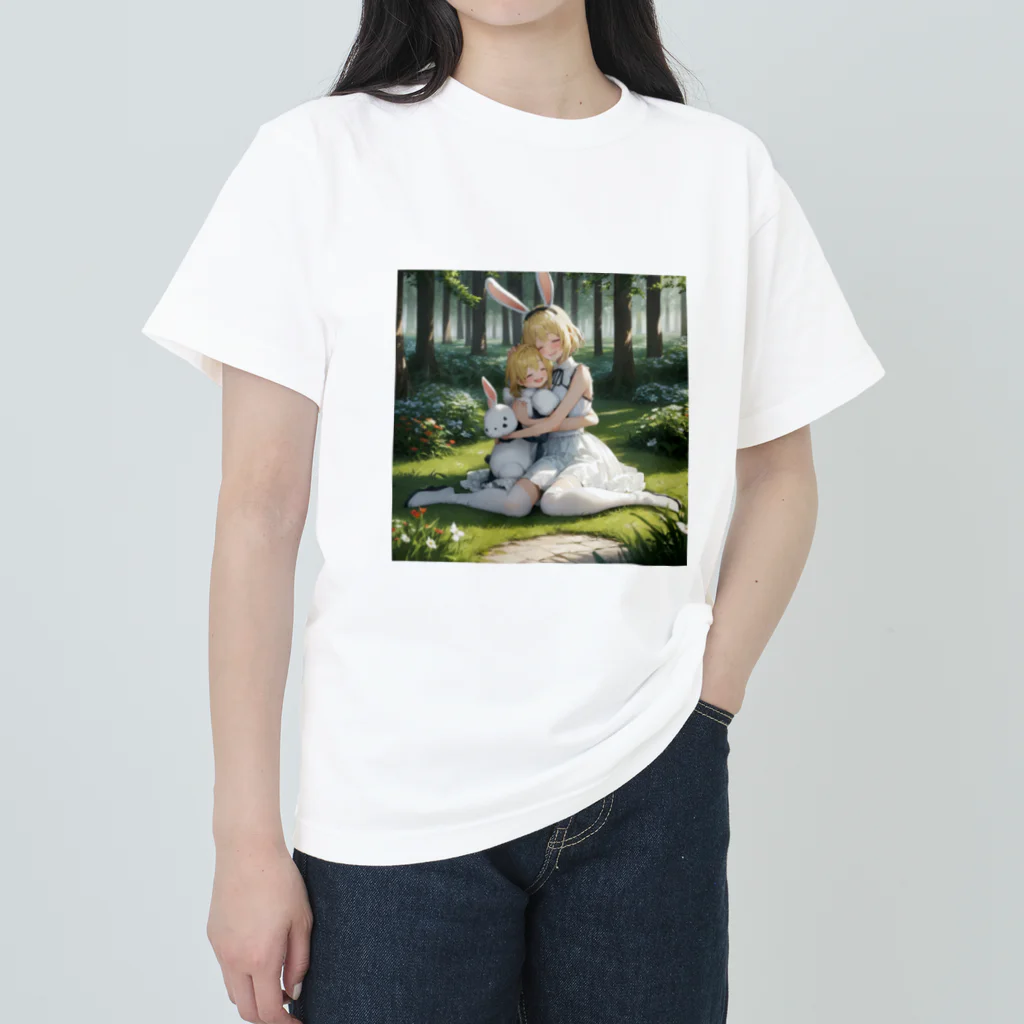 フウマショプの姉妹とうさチャン Heavyweight T-Shirt