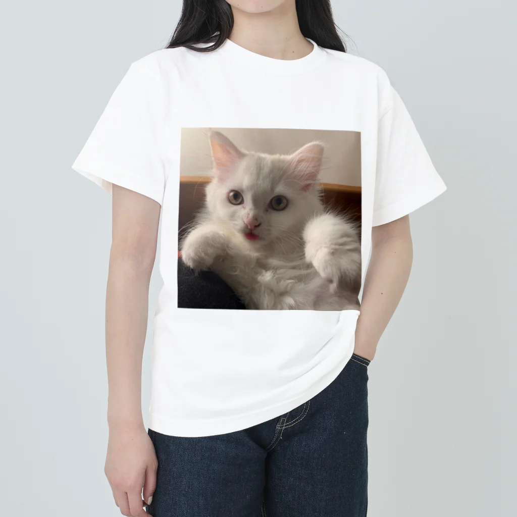 シュシュ🐱キャットのシュシュちゃん🐱 Heavyweight T-Shirt