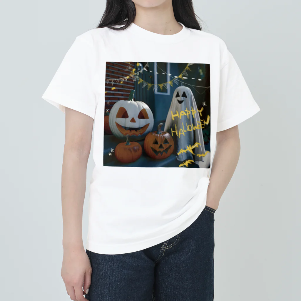 いらすとグッズのハッピーハロウィン Heavyweight T-Shirt