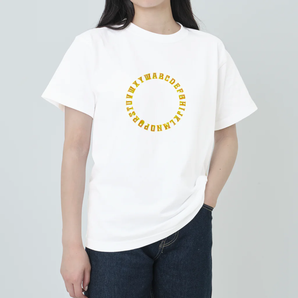 アルアルのアルファベットリング Heavyweight T-Shirt