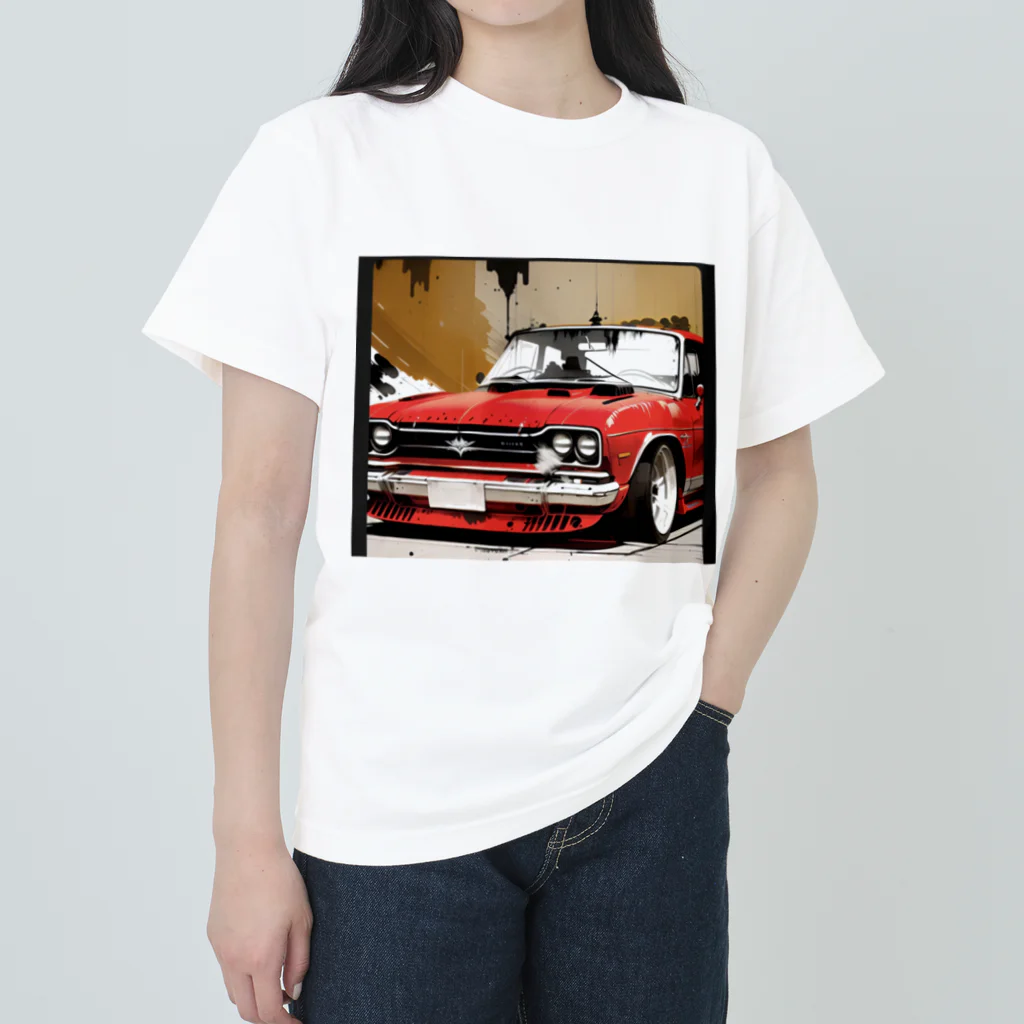 ルーム7Rのかっこいい車シリーズ Heavyweight T-Shirt