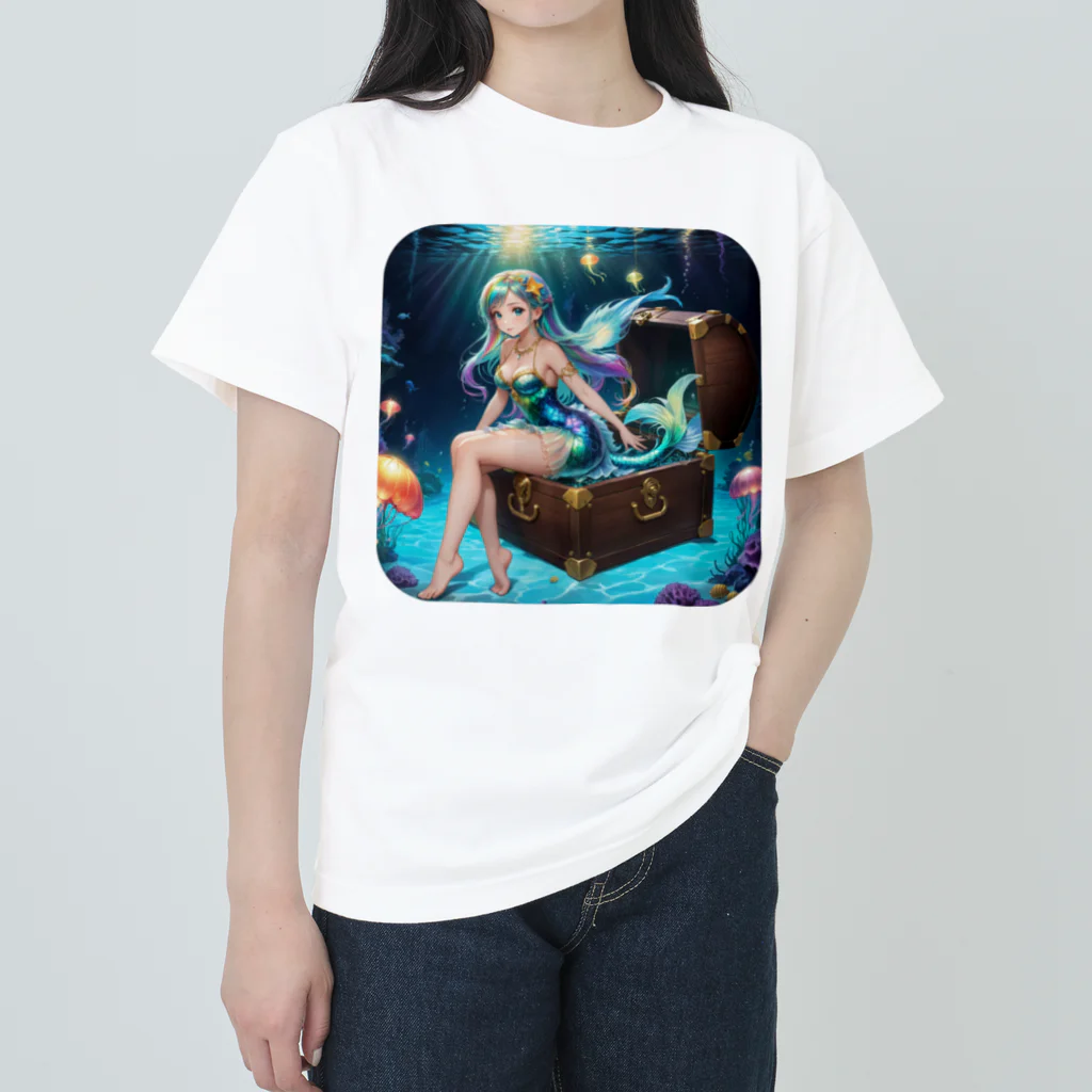 NexDreamの妖精のハロウィンフェス（人魚） ヘビーウェイトTシャツ