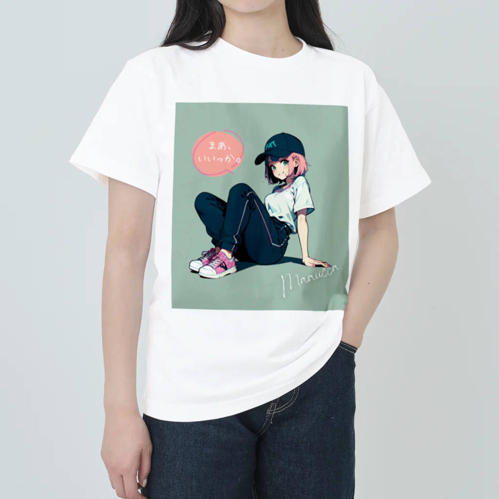 MAAIICCAの「まあ、いいっか。」葵 麻衣華 - AOI MAIKA - Heavyweight T-Shirt