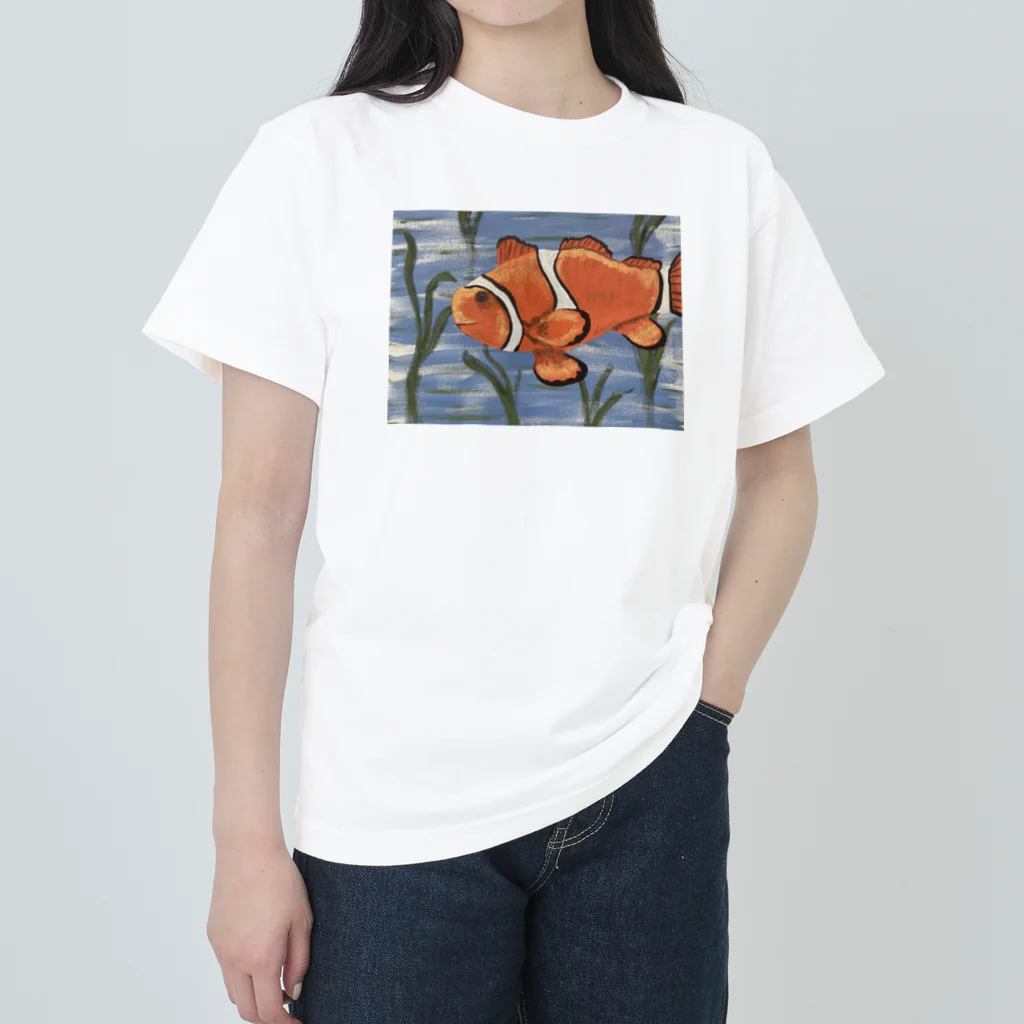 アングラーズカフェの妻のクマノミ　グッズ Heavyweight T-Shirt