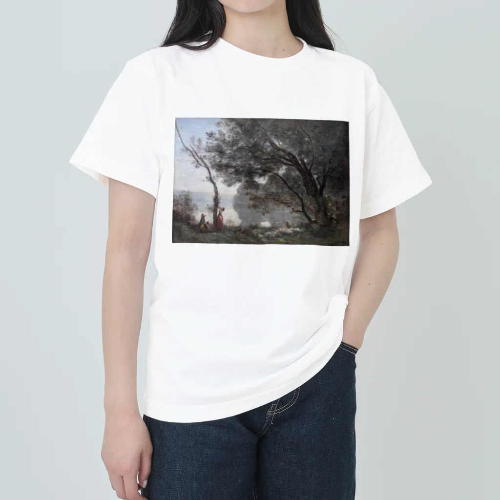 世界美術商店のモルトフォンテーヌの思い出 / Recollection of Mortefontaine ヘビーウェイトTシャツ