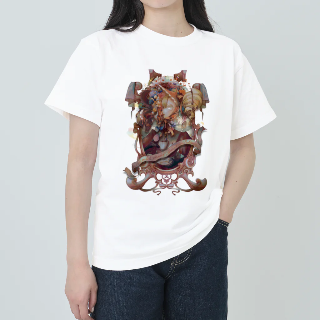 Yourの女の子の中にはお砂糖とスパイスと素敵なものがいっぱい詰まってる ヘビーウェイトTシャツ