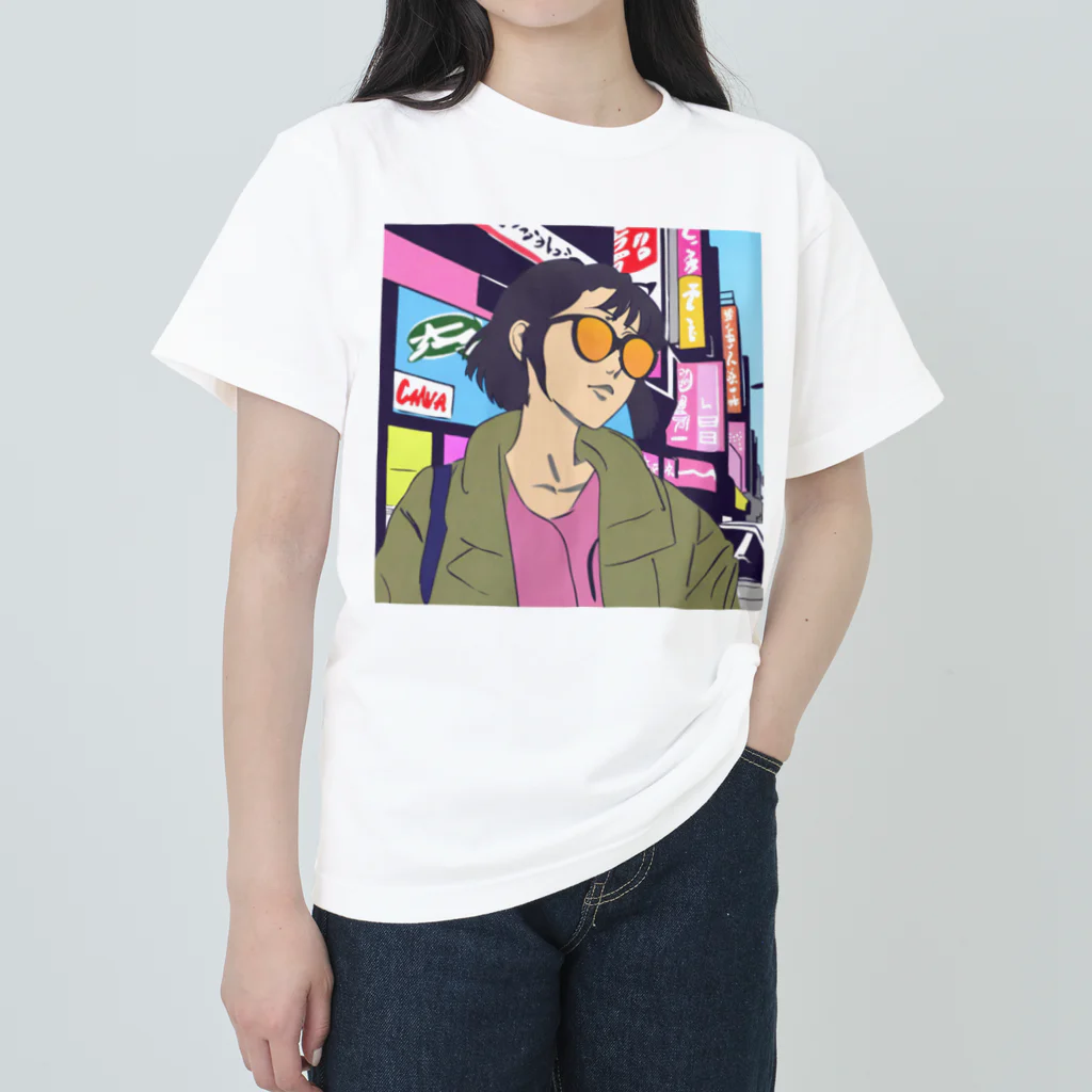 sunglass girlのsunglass girl 街編 ヘビーウェイトTシャツ