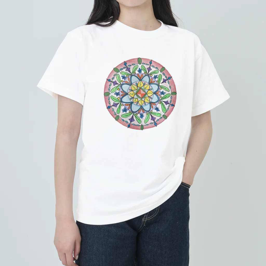 Floweryのまんだらちゃん Heavyweight T-Shirt