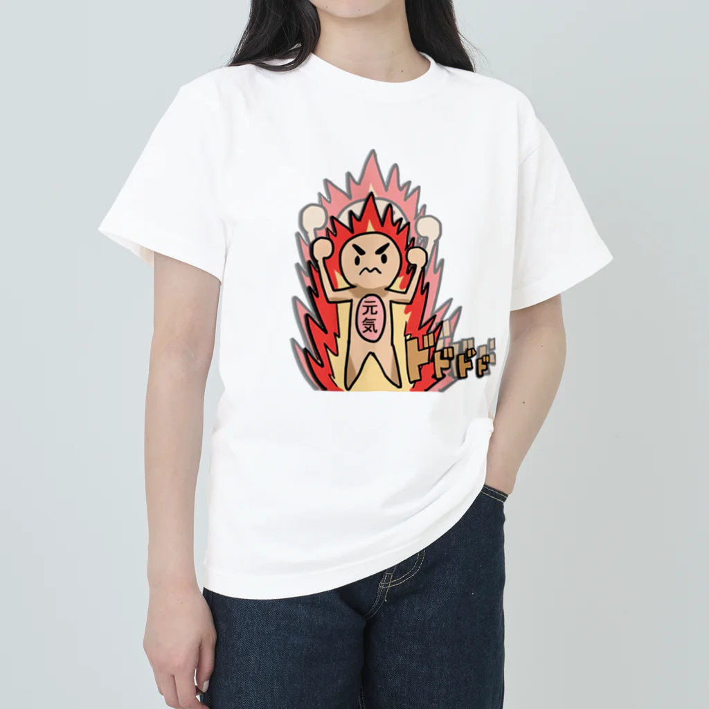 yankoumitsuのボッキー元気くん ヘビーウェイトTシャツ