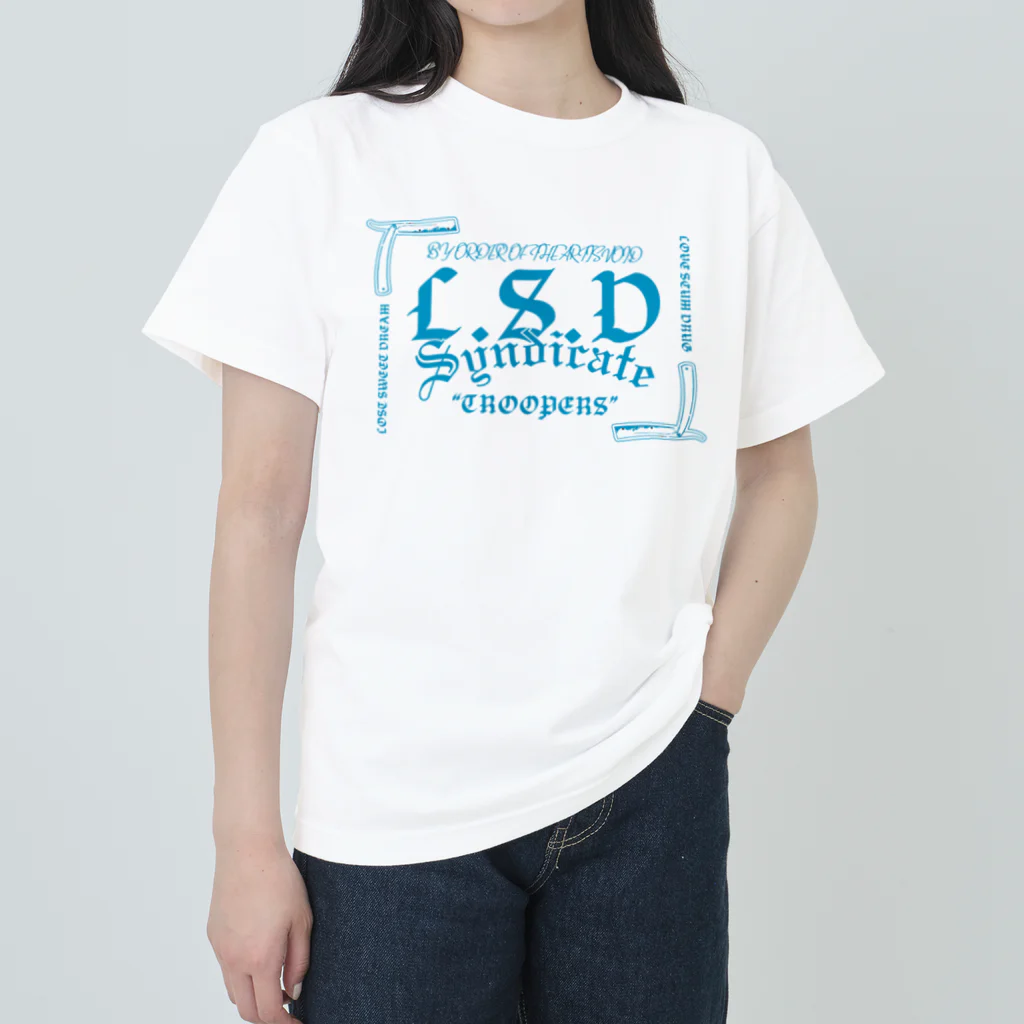 L.S.D. syndicate by ARTVOIDのL.S.D. Syndicate Troopers ヘビーウェイトTシャツ