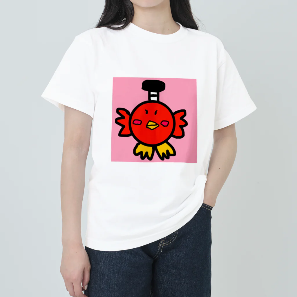 ピヨ☆ショップのピヨ侍のピヨ二郎 Heavyweight T-Shirt