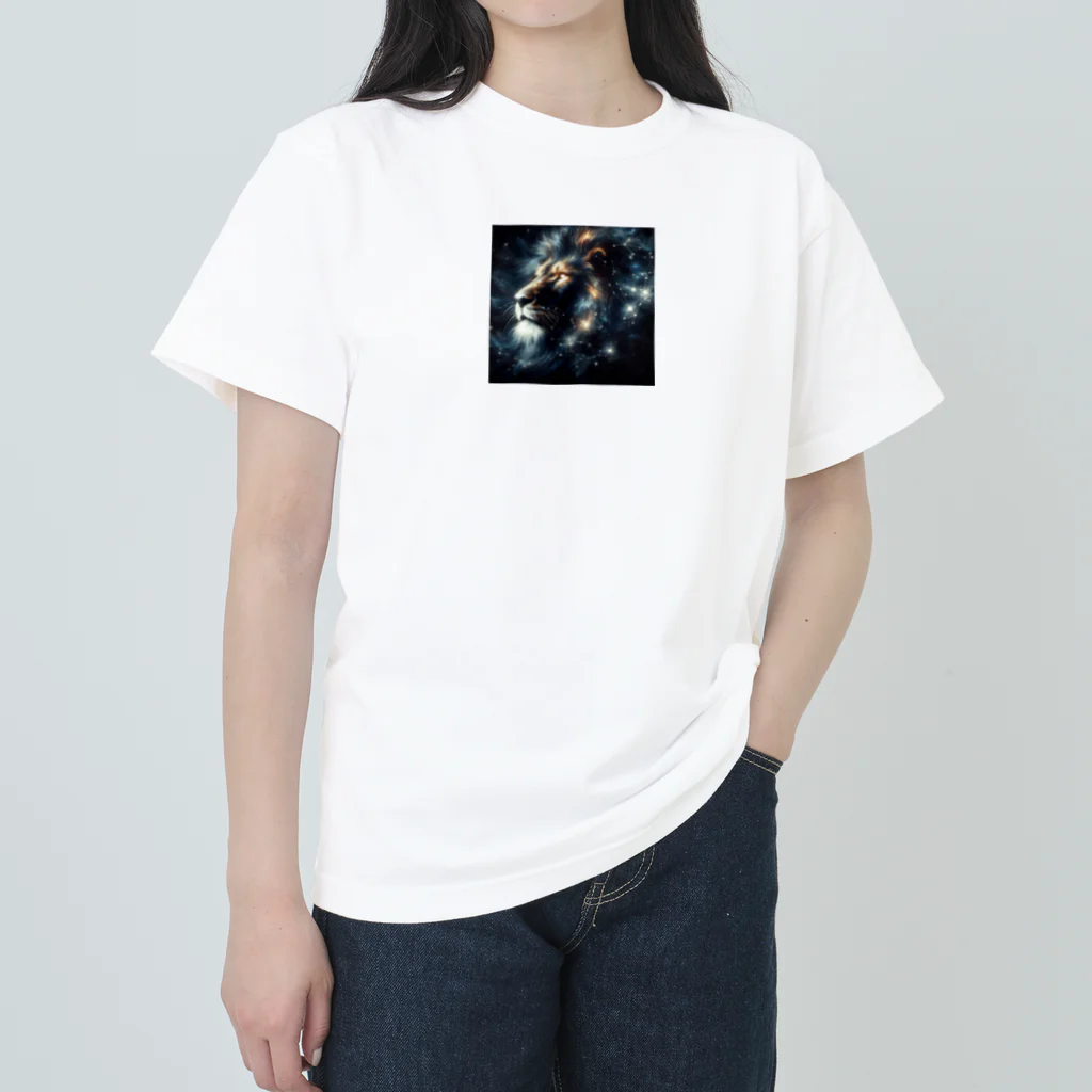 shop_cosmoの星屑のライオン Heavyweight T-Shirt