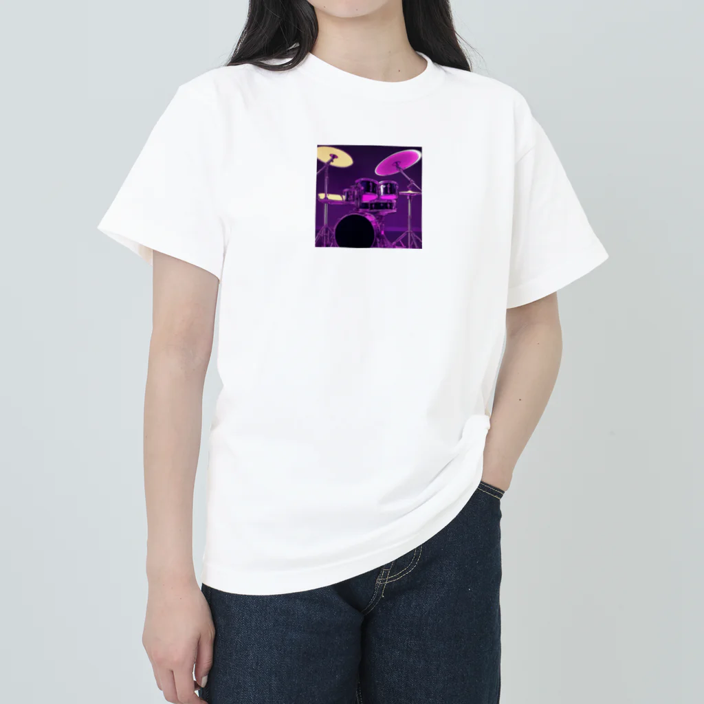 r-casinoのドット絵楽器 ヘビーウェイトTシャツ