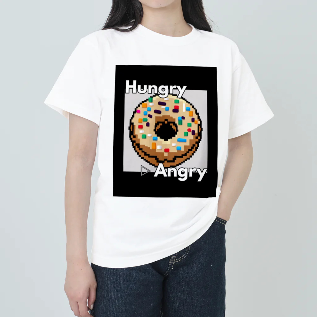 hAngryの【ドーナツ】hAngry ヘビーウェイトTシャツ