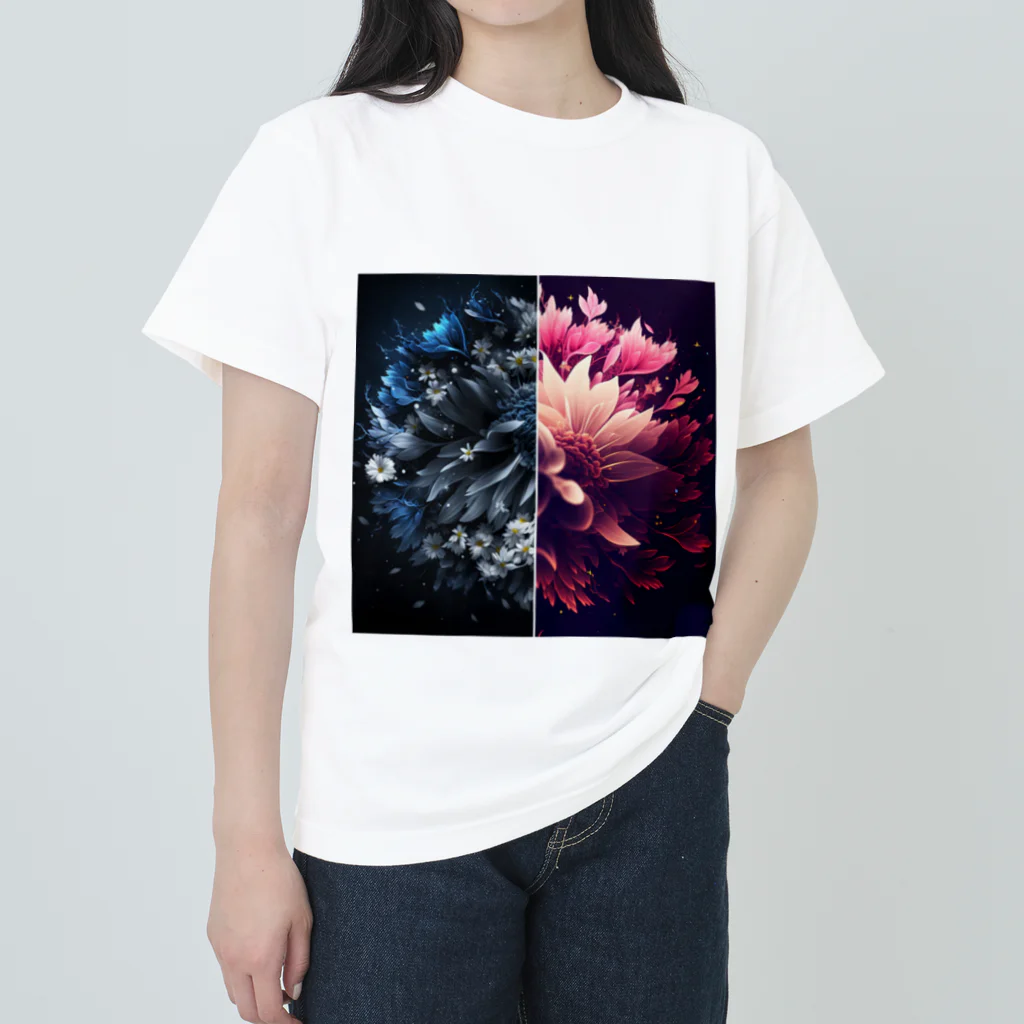 おヒマなオミセの宇宙華(そらばな) Heavyweight T-Shirt