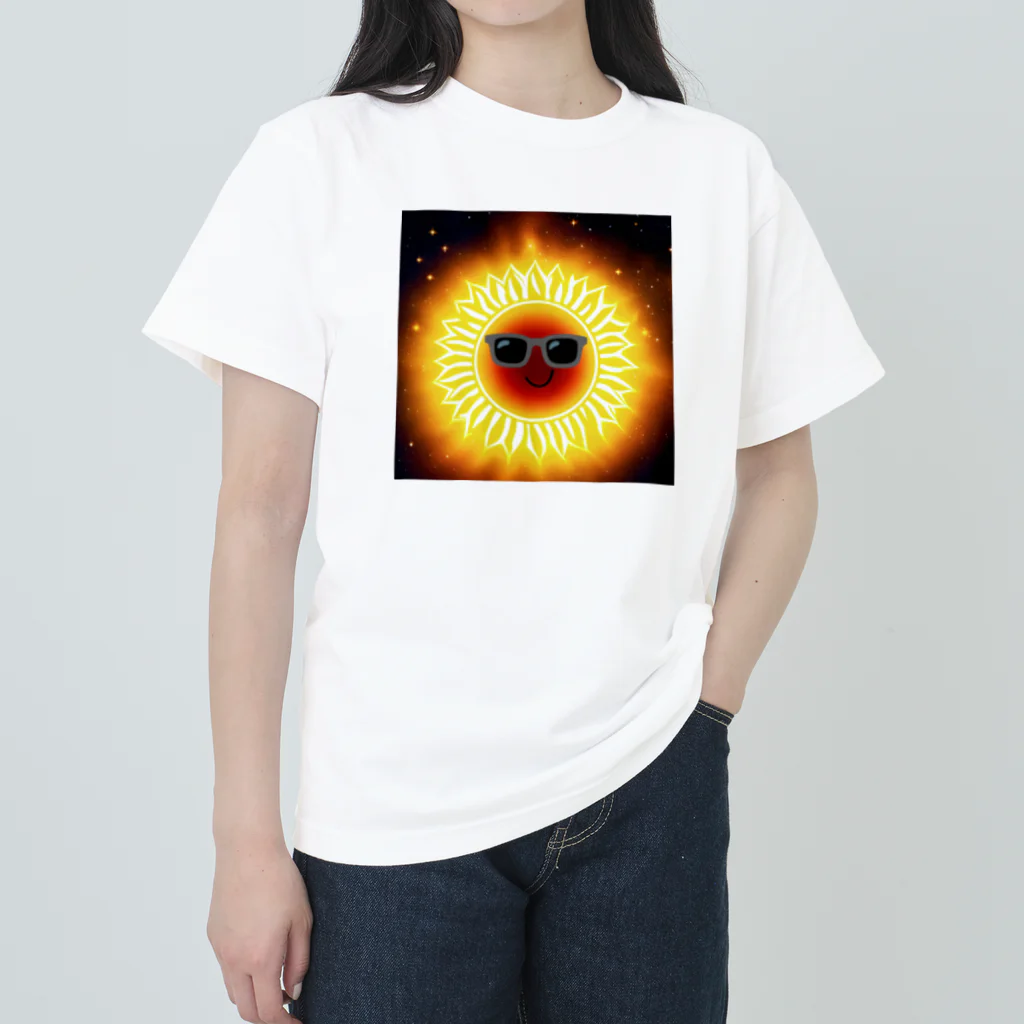 太陽のお店の能天氣な太陽くん Heavyweight T-Shirt