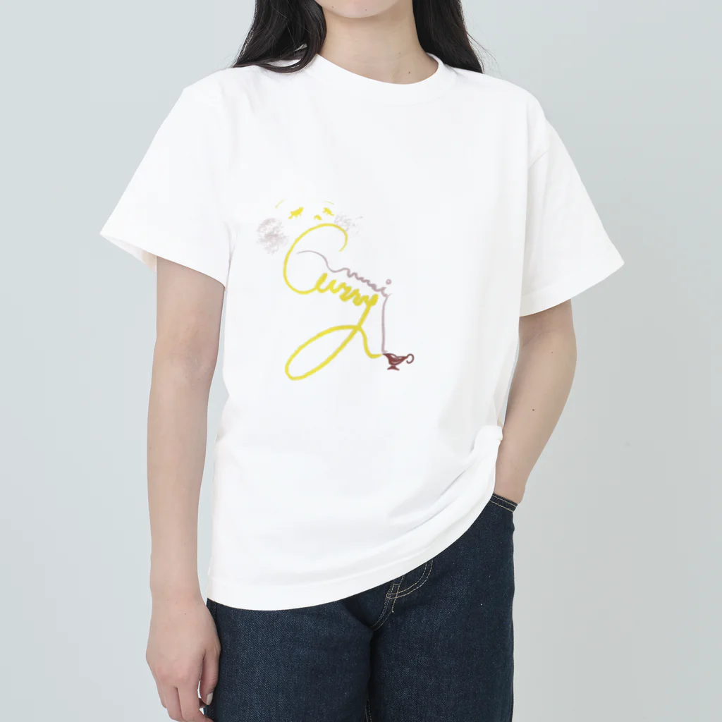 mayumi_isobe_vnのカレーらいす ヘビーウェイトTシャツ