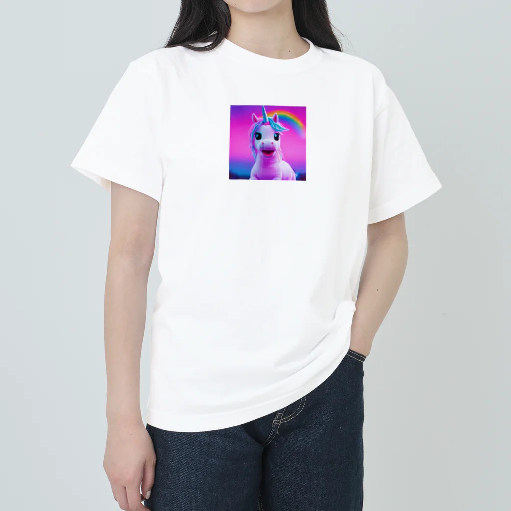 unicorn_dreamsのわたしミライから来たユニ ヘビーウェイトTシャツ