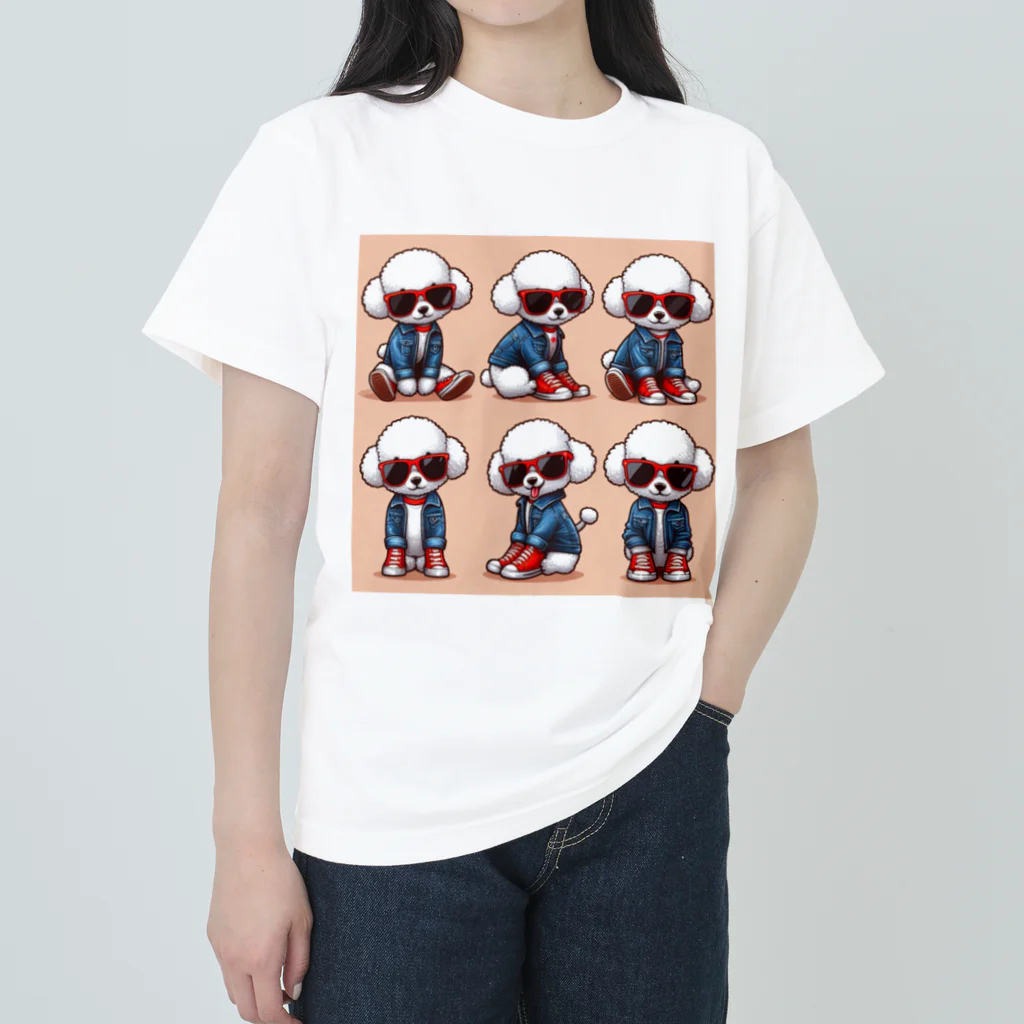 TABO1192のトイプードルのひかる Heavyweight T-Shirt