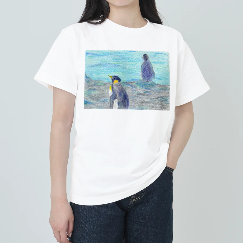 つぎのラピス島ペンギン ヘビーウェイトTシャツ