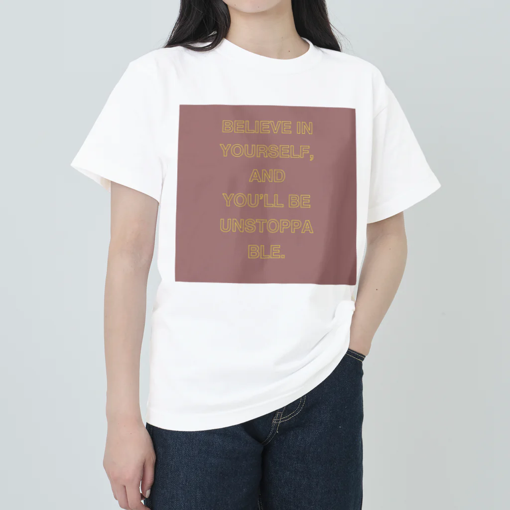 maoの自分自身を信じれば、不屈の力を持つことができる Heavyweight T-Shirt