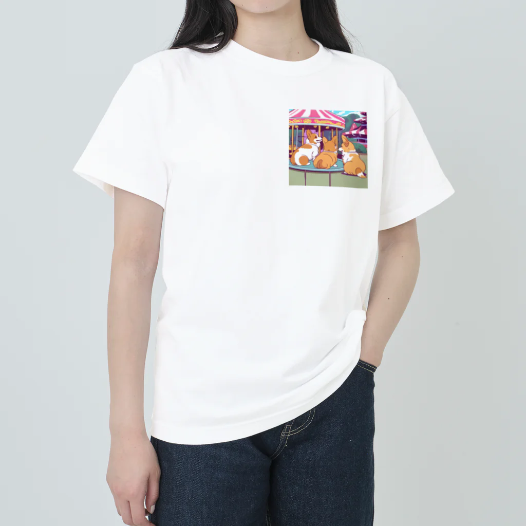 Cute dogsのI love my dogs Heavyweight T-Shirt