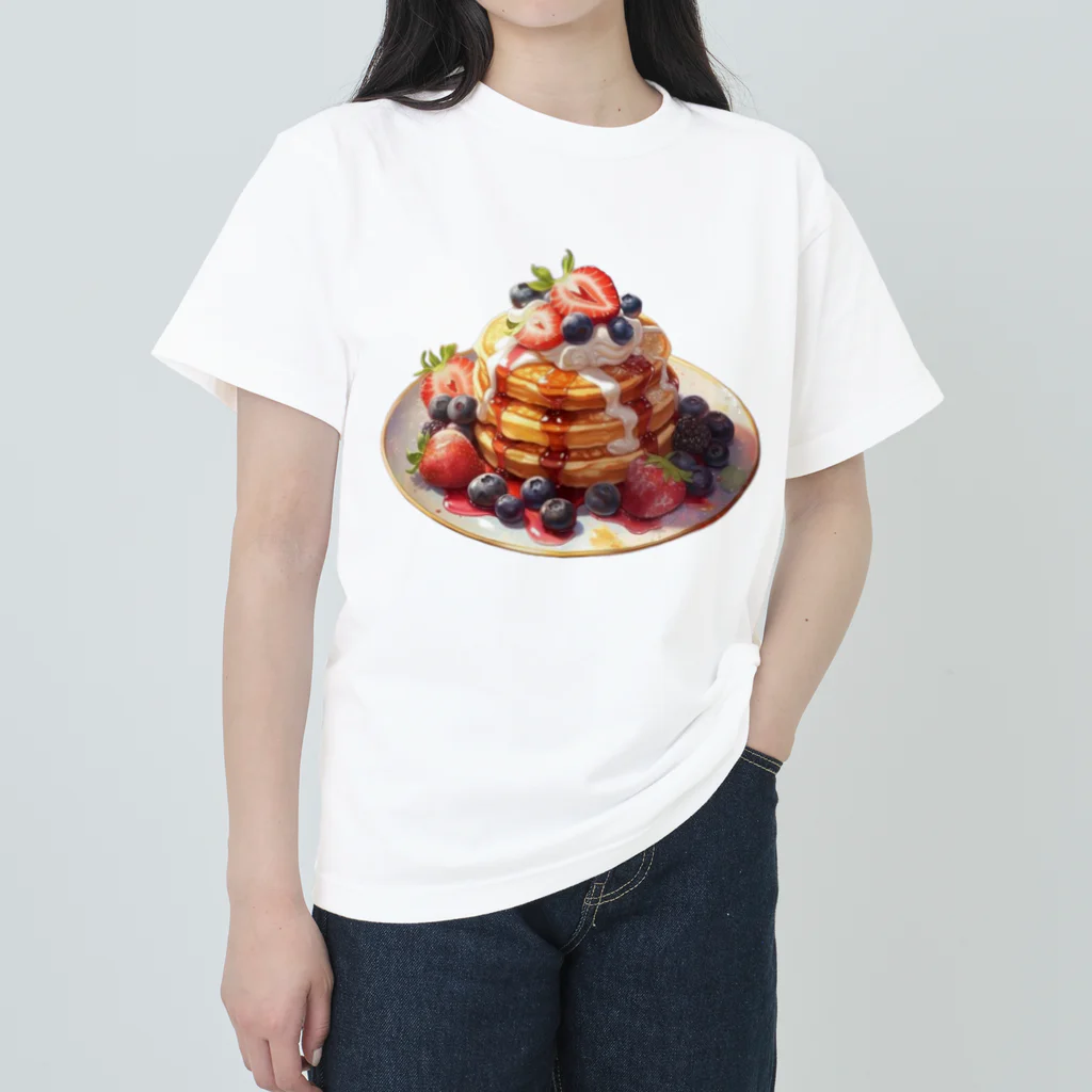 rakuのデコレーションホットケーキ ヘビーウェイトTシャツ