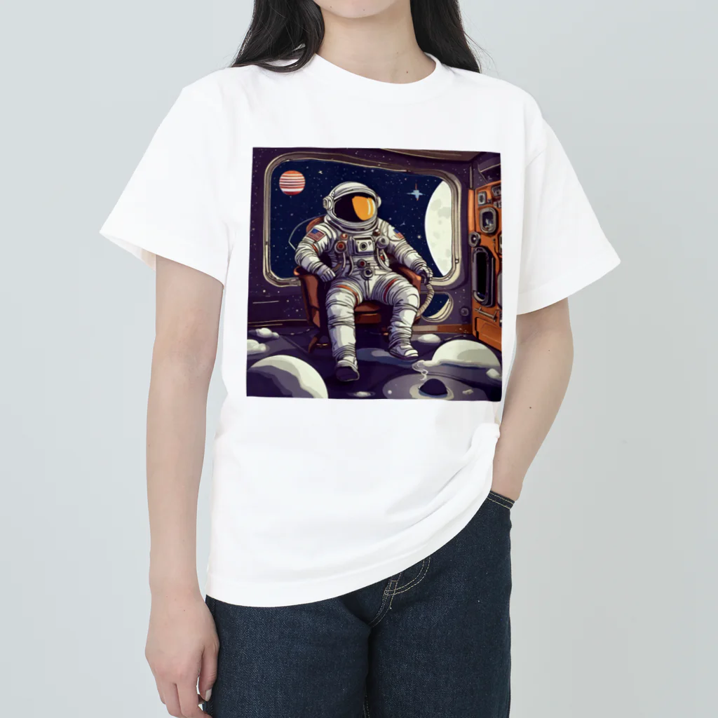 宇宙開発デザイン科のスペースマフィアのボス Heavyweight T-Shirt