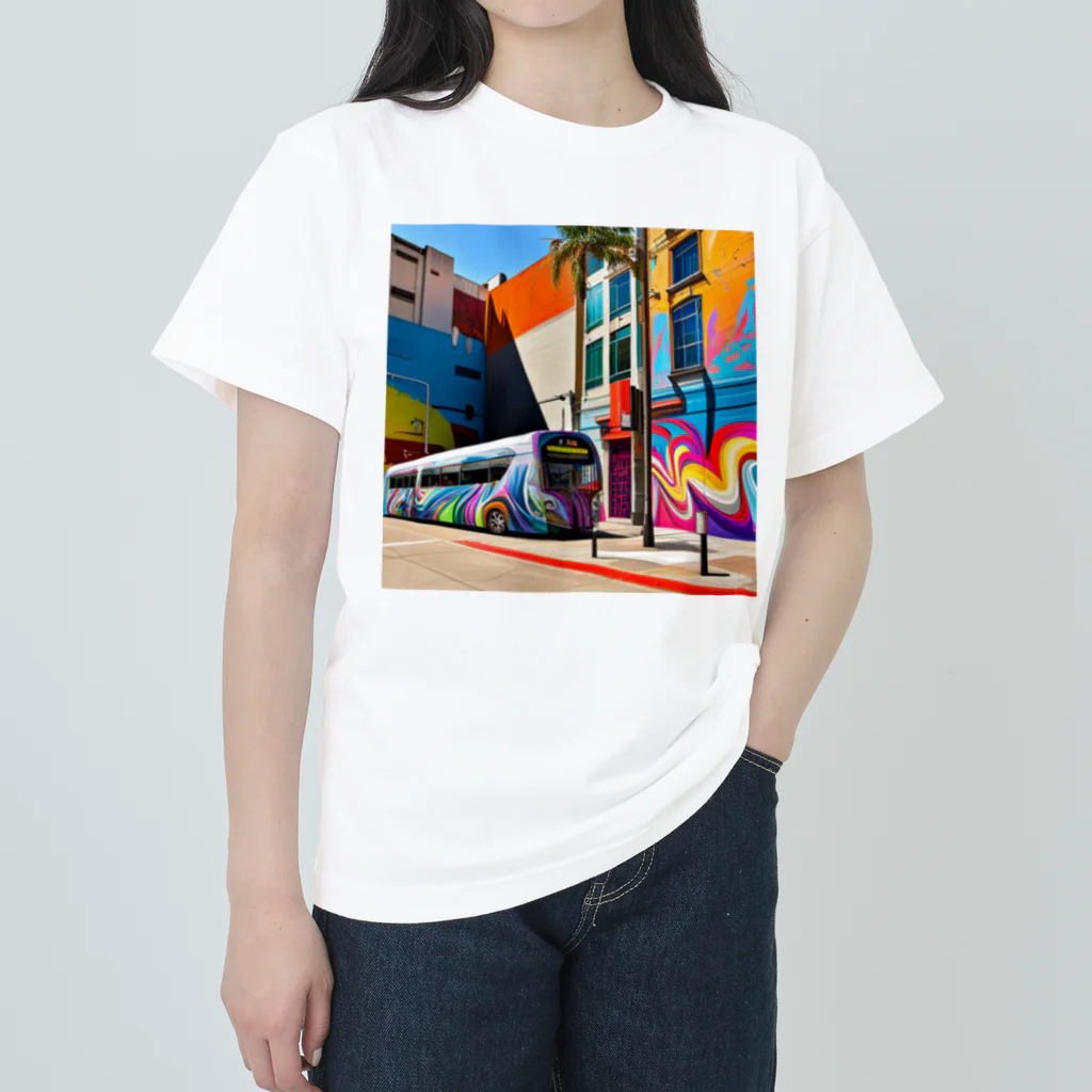 Masaseki01のアートシティ Heavyweight T-Shirt